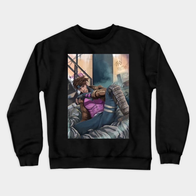 Fallen Gambit Crewneck Sweatshirt by loobeeinthesky